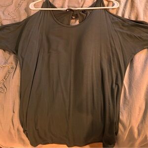 Cold shoulder light top